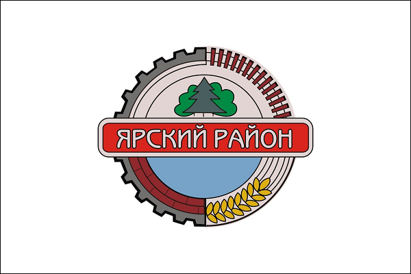 Флаг Ярского района.