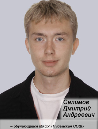 Салимов Дмитрий Андреевич Салимов Дмитрий Андреевич.